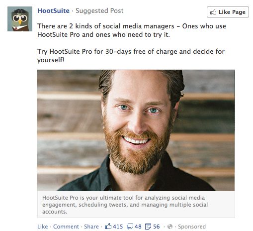 hootsuite facebook ads